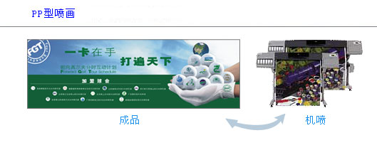 背胶喷画